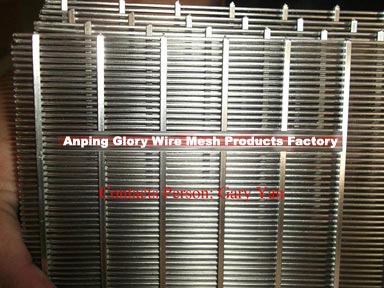Wedge wire filter elements panel 